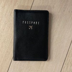 NWOT passport case black